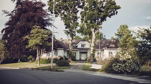 View of old beautiful house